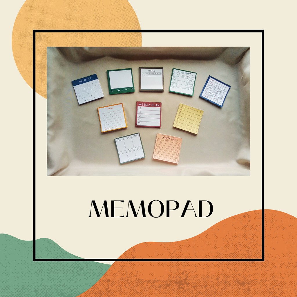 

Memo Pad/Notes/To Do List/Schedule/Tracker/Planner/Jurnal/Journal