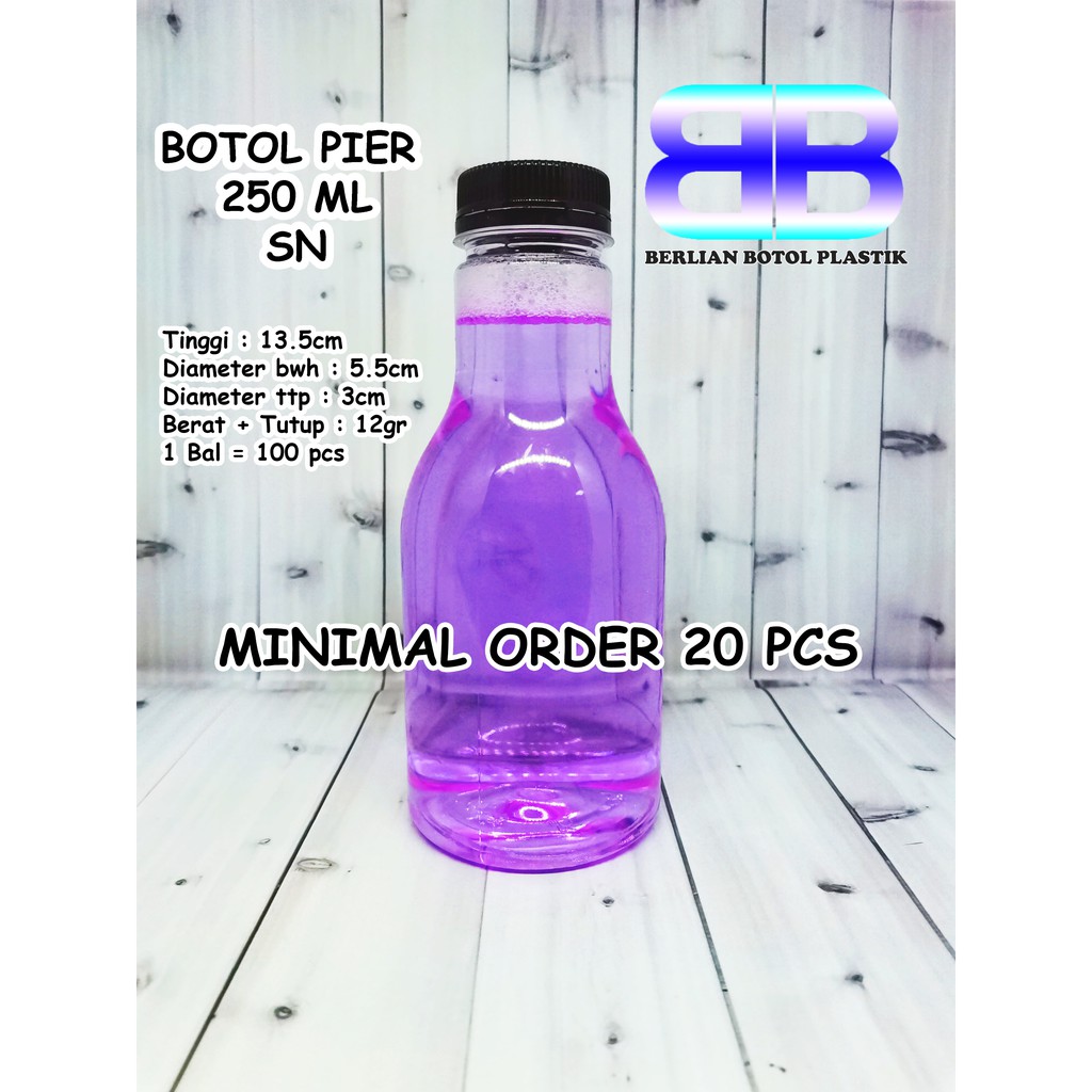Botol Plastik 250ml Murah Botol Pir 250ml Murah BOTOL MURAH 250ML Botol Almond 250ml Murah Tutup Bot