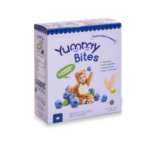 Yummy Bites for baby - Blueberry Flavor