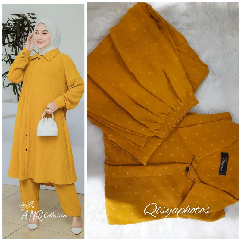 [Bisa Join Resellers] LAURA SET CELANA ORI ANQ COLLECTION SETELAN CELANA WANITA MATT URUGIRI