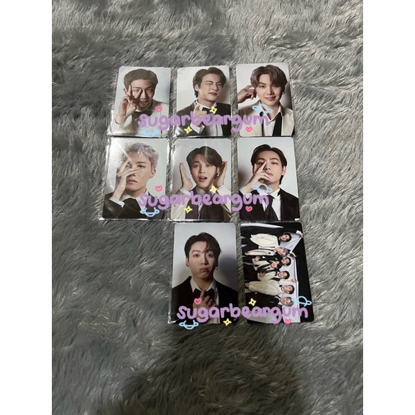 BTS Photocard TFMA The Fact music Awards China Official RM Namjoon Jin Seokjin Suga Yoongi Jhope Jim
