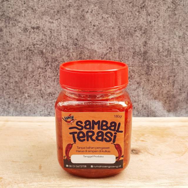 

Sambal terasi PREMIUM! Wangi terasi dan terasi asli!