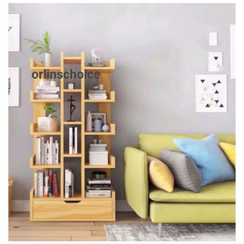 Rak Buku Modern/ Rak Multifungsi Minimalis
