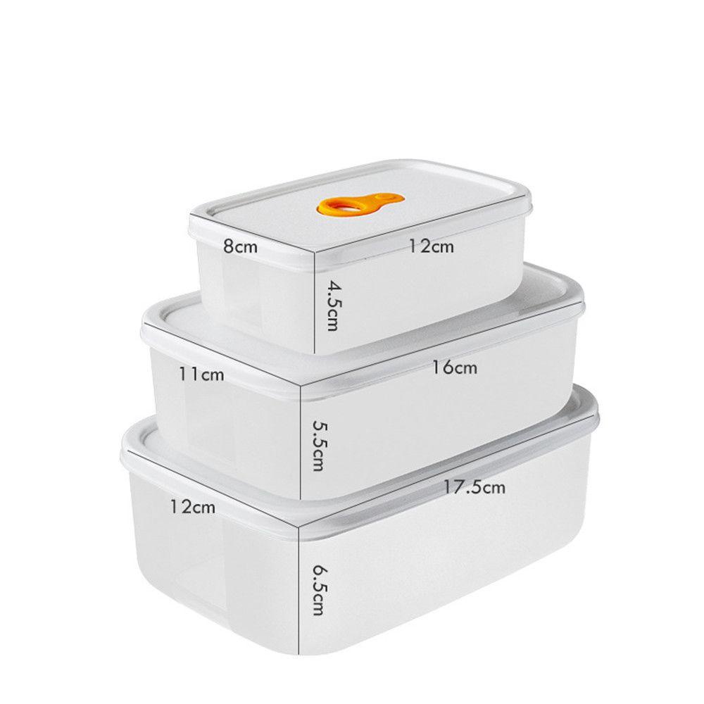 Wadah Makanan Nanas Kulkas Portable Stackable Toples Anti Bocor