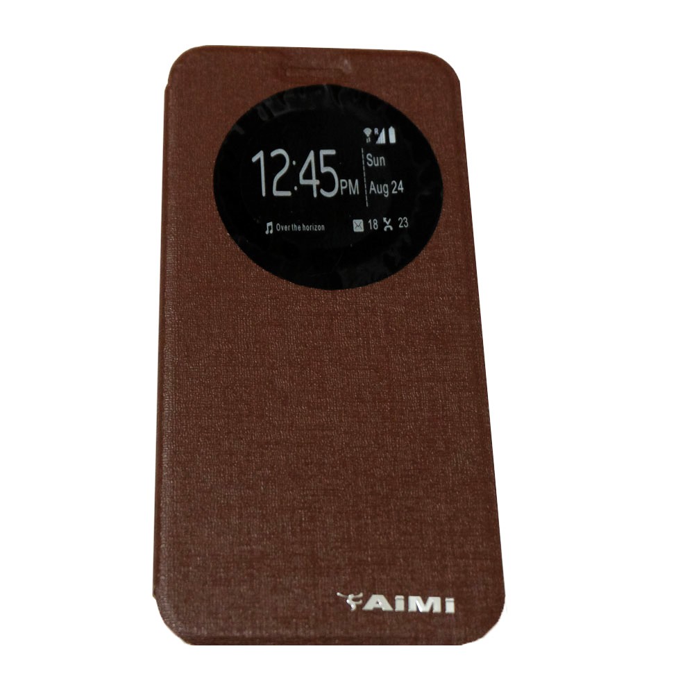 AIMI FlipShell Asus Zenfone 2 Ukuran 5.0 inch / Flip Cover Zenfone ZE500CL / Leather Case Zenfone 2