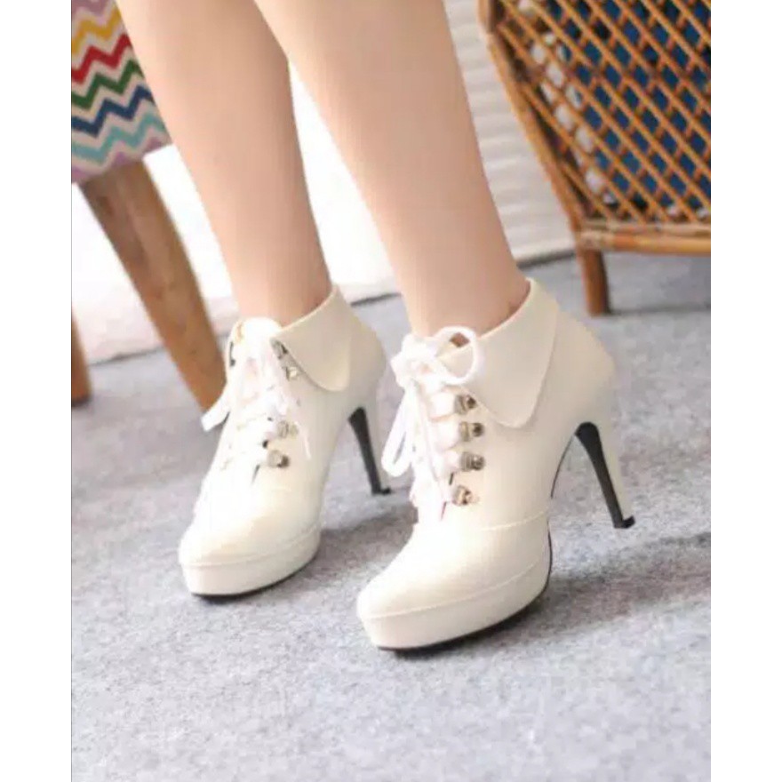 Sepatu Boots Wanita Tinggi 10cm