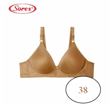 Bra BH Tanpa Kawat Super Soft Sorex 17238-38 Coklat