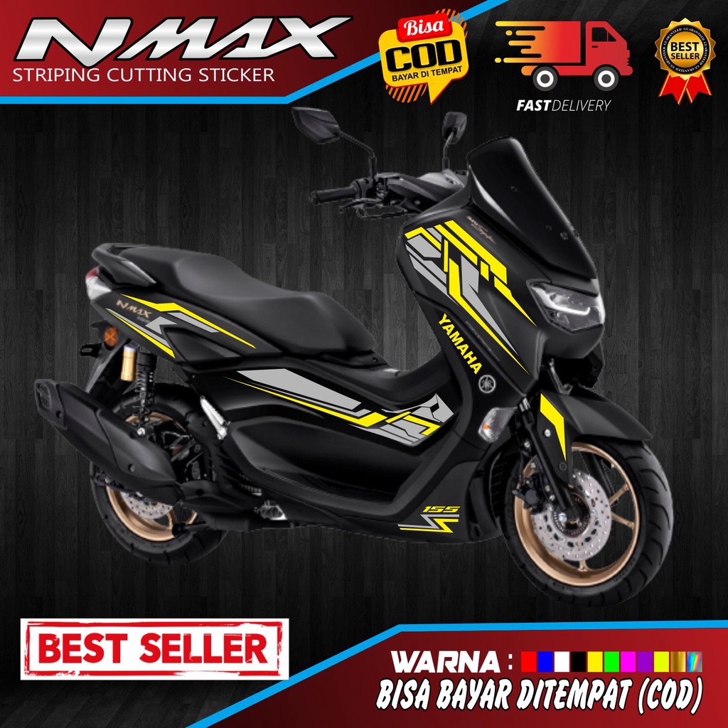 STICKER LIS BODI NMAX BARU CUTTING VARIASI LIS BODI NMAX KEREN