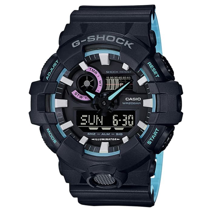 CASIO G-SHOCK GA-700PC-1A / GSHOCK GA700PC-1A ORIGINAL 7  GARANSI