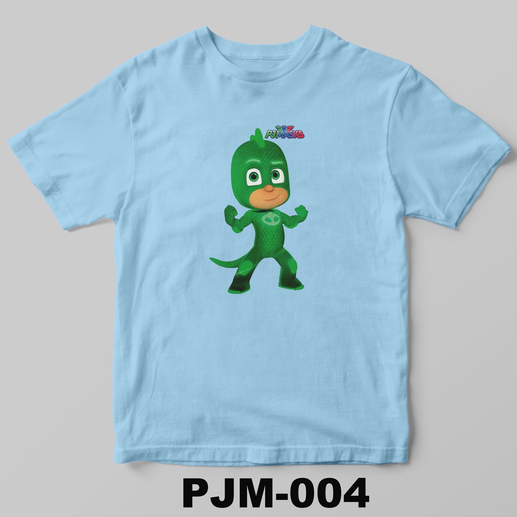 [FREE NAMA !!] Kaos Anak &amp; Family PJ Mask 100% COTTON PREMIUM