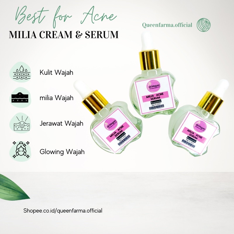 MILIA ACNE SERUM | CREAM ACNE SERUM | CREAM KHUSUS MILIA DAN SERUM MILIA AMPUHHH