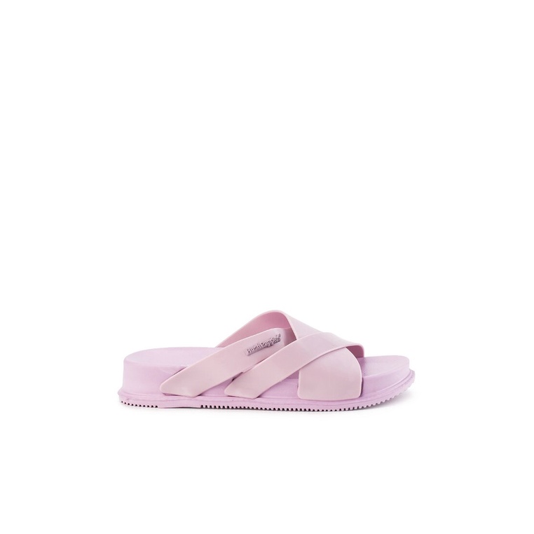 SANDAL SLIDE WANITA HUSH PUPPIES ORIGINAL CASUAL BRANDED PINK HW27