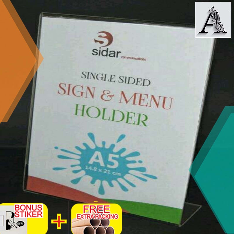 

Murah Tempat Menu Holder akrilik A5