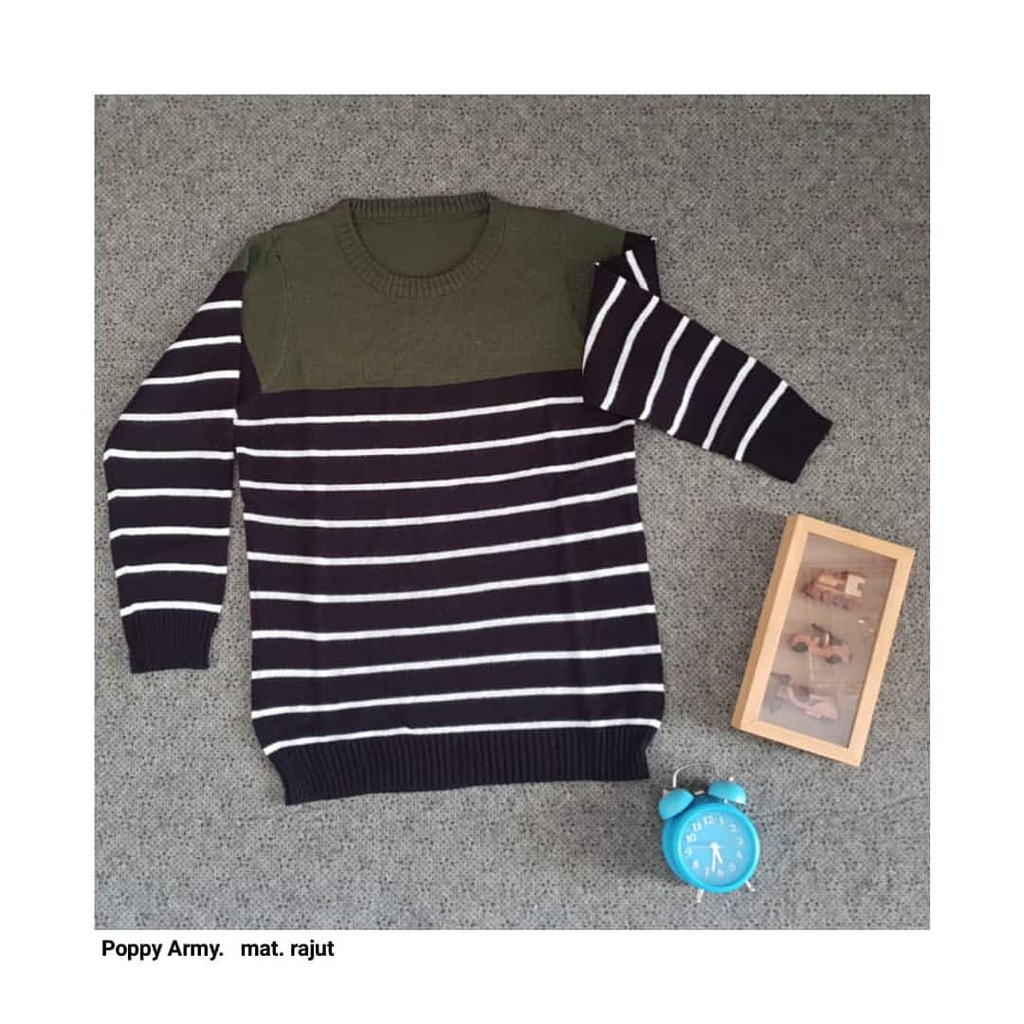 Atasan POPY Sweater Rajut - ATASAN RAJUT WANITA