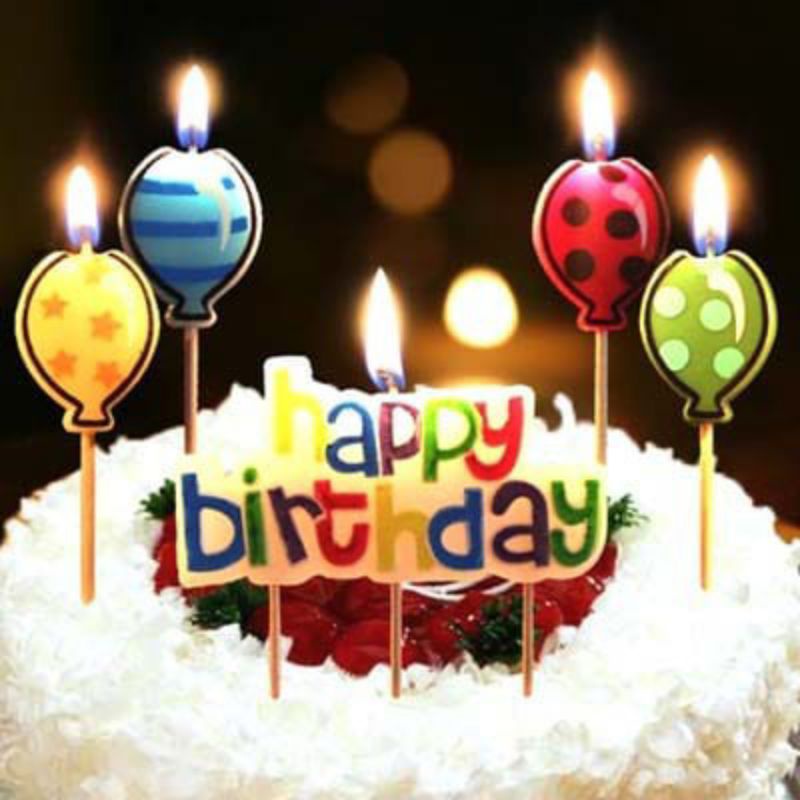 {HM} COD Lilin Candles Happy Birthday lilin Ulang tahun Perlengkapan Pesta murah Terbaru