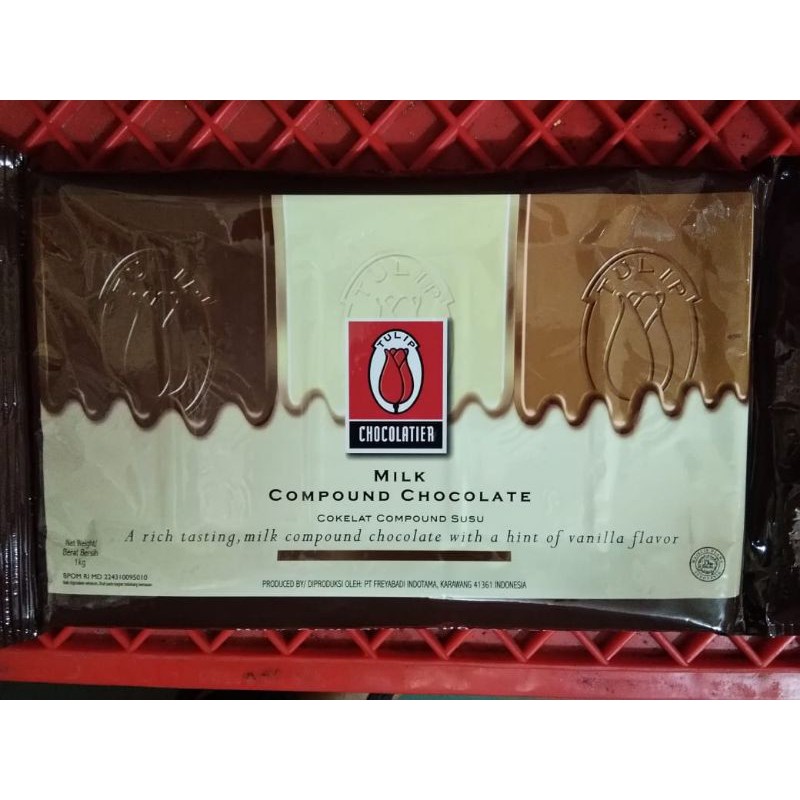 

tulip milk coklat compound1 kg