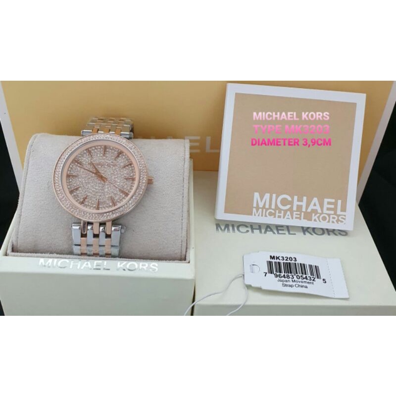 MICHAEL KORS MK 3203 JAM TANGAN WANITA GRATIS BOX ORI