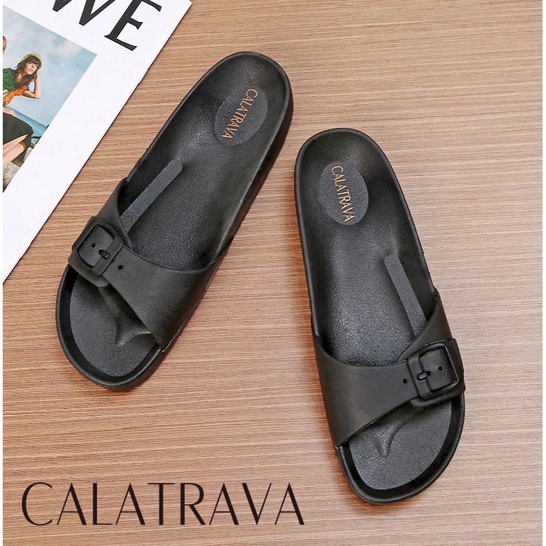 Sandal Slop Jelly Wanita Calatrava | 2171-B2