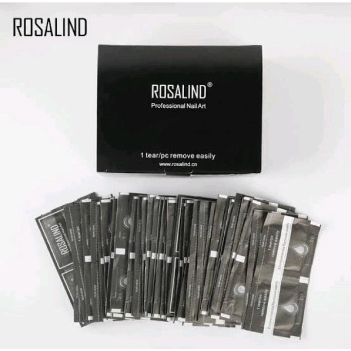 ROSALIND INSTANT WRAP REMOVER GEL POLISH /WRAP INSTAN HAPUS KUTEK GEL