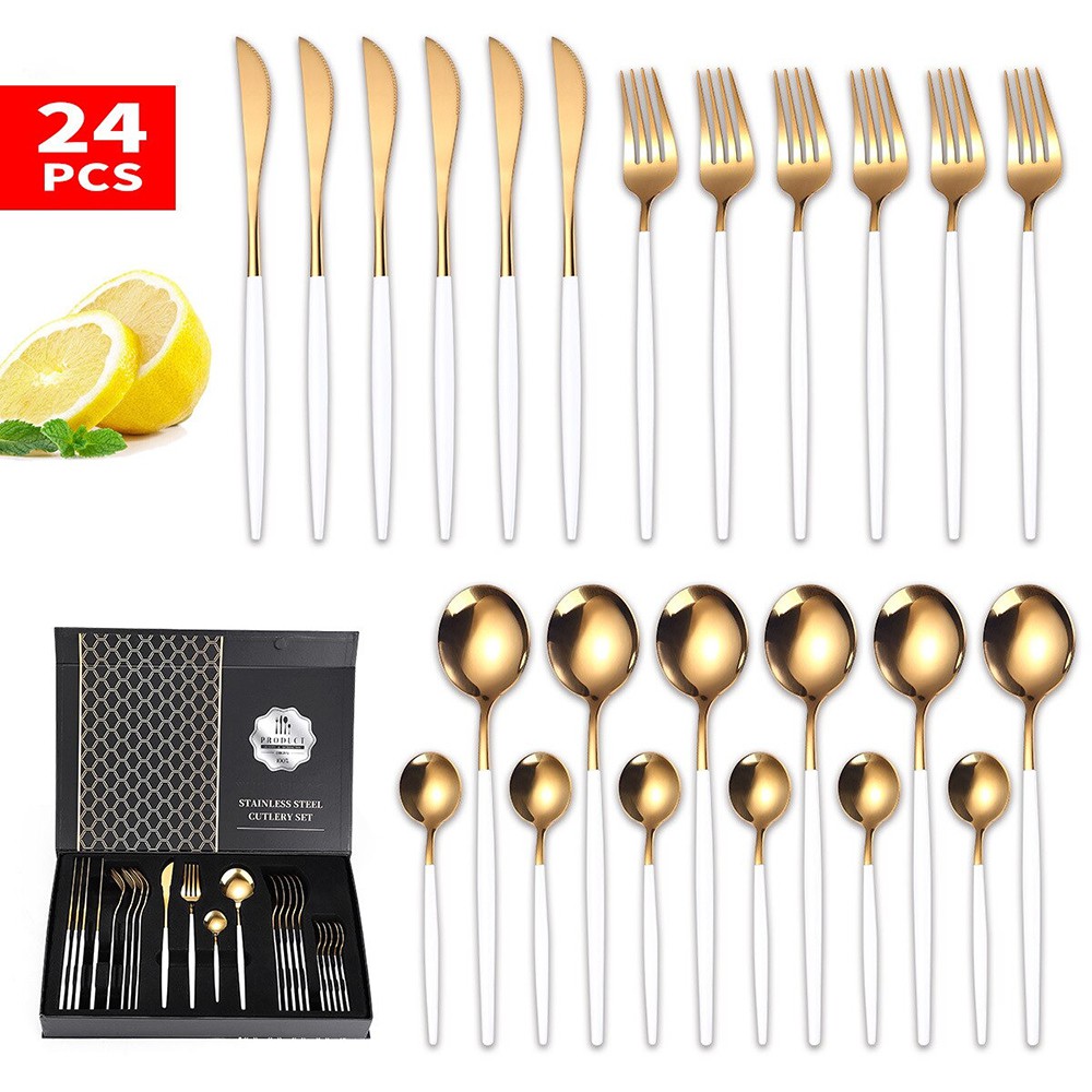 hampers peralatan makan sendok garpu pisau tea spoon western cutlery set glossy / souvenir cutleries