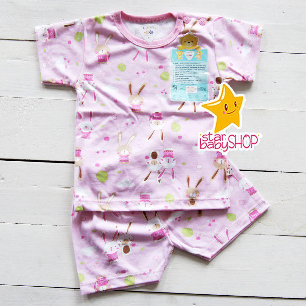 Libby Baby Baju Bayi Setelan Baju Celana Bayi Libby Baby SMALL 0-18BULAN STARBABYSHOP