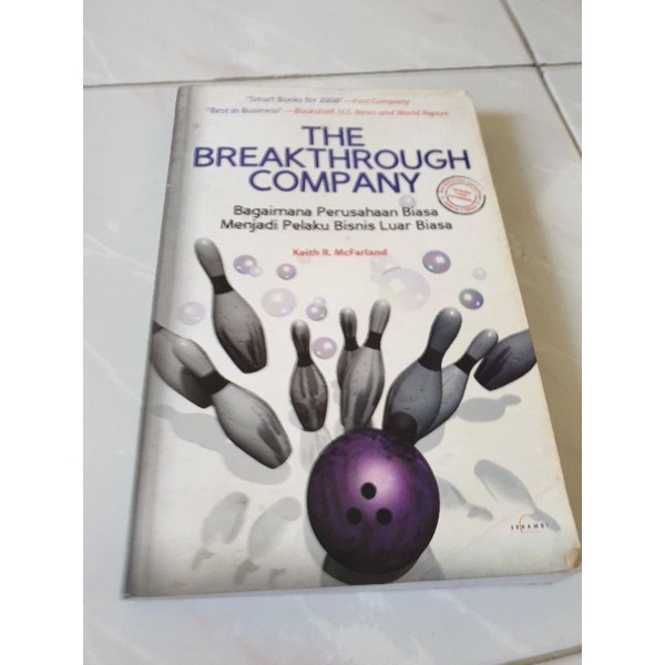 buku bekas the breakthrough company bagaimana perusahaan biasa menjadi pelaku bisnis luar biasa