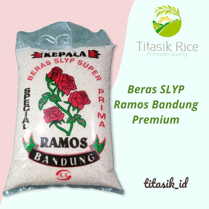 

Beras Ramos Bandung 5kg beras putih pulen bersih beras premium bukan organik