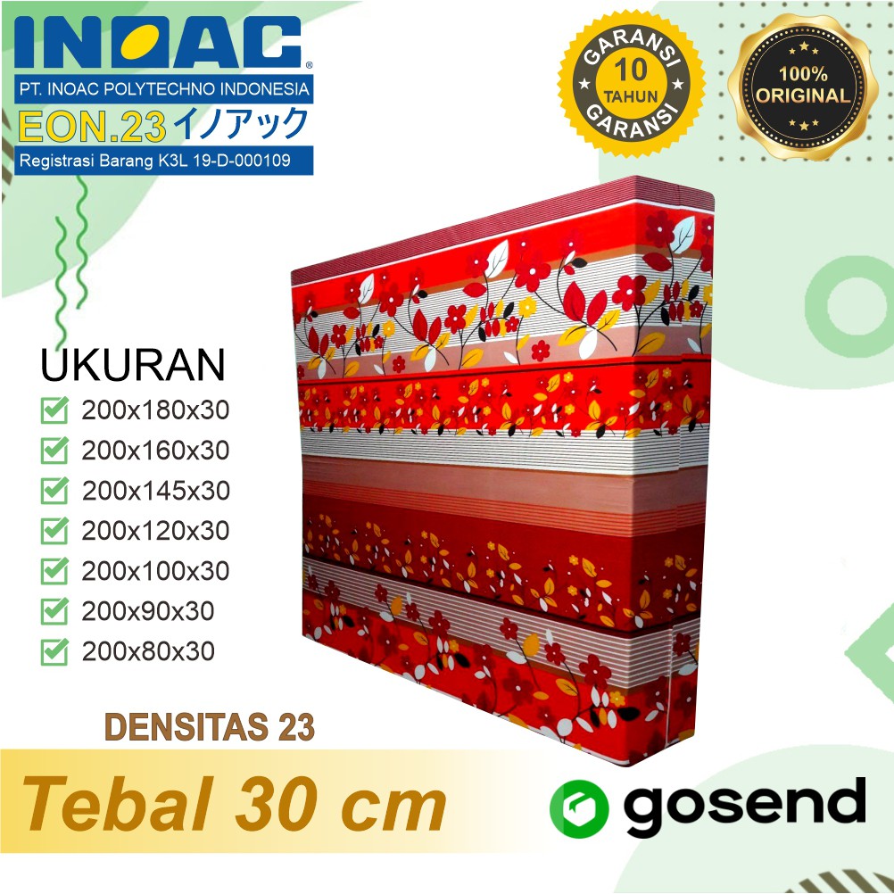 Kasur Busa Inoac Tebal 30 cm ORIGINAL INOAC Garansi 10 Tahun EON D23 Asli