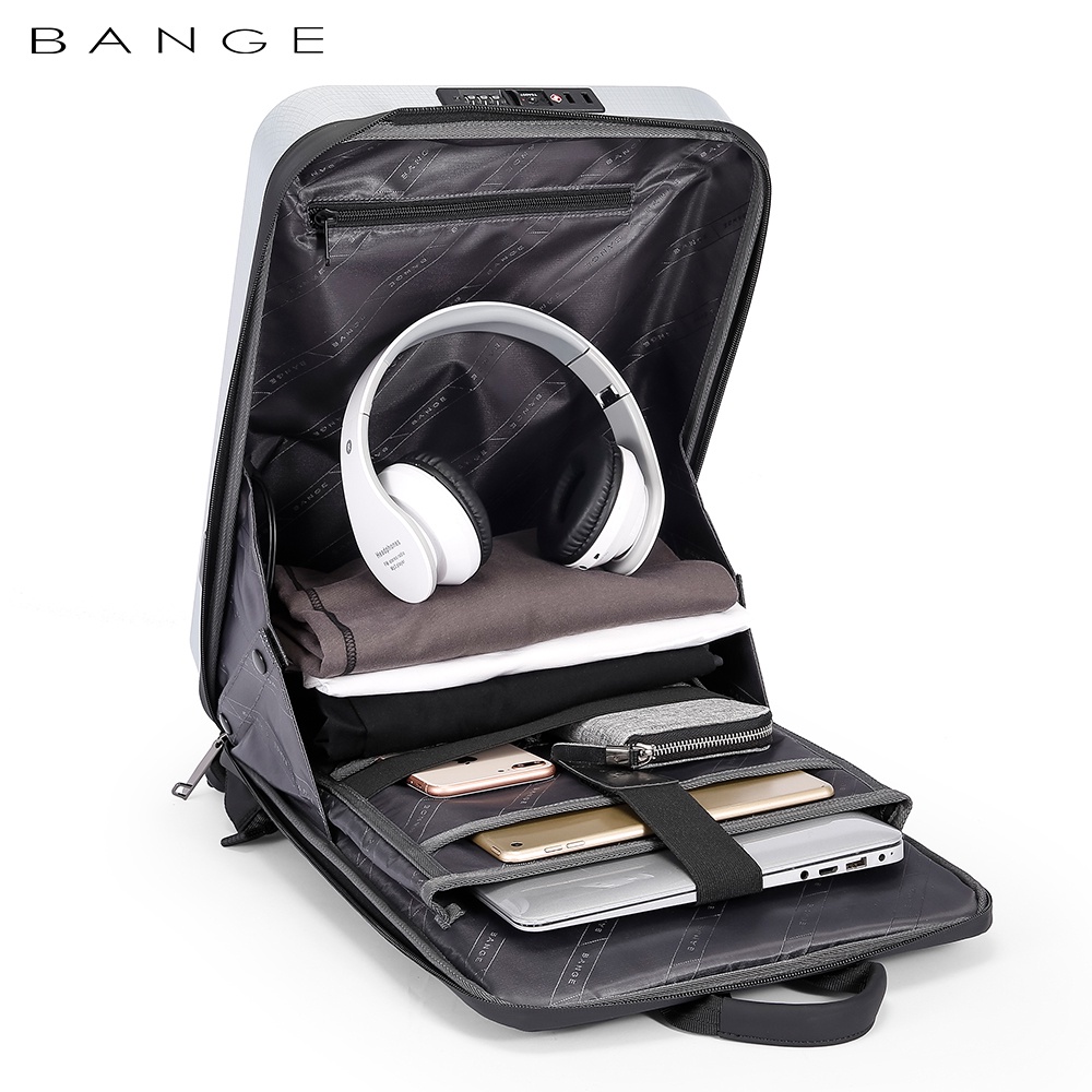 Bange Tas Ransel pria Laptop Kerja Backpack USB 15.6 Inch BG2839