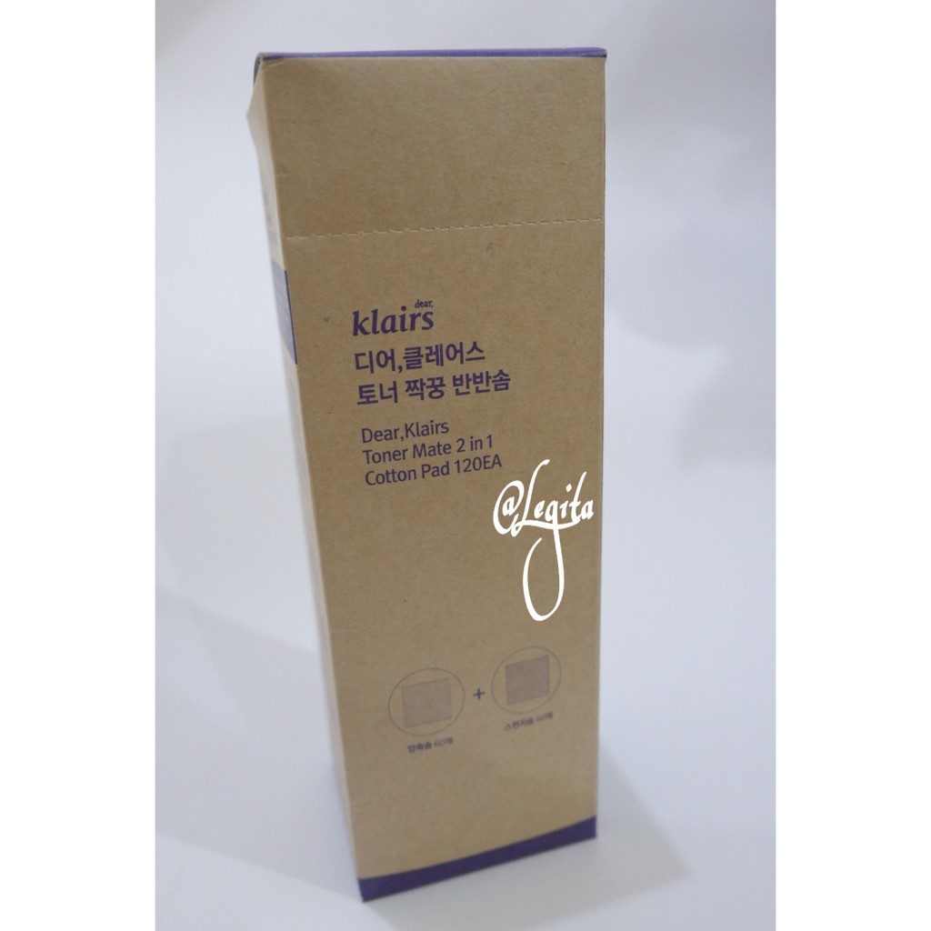 Klairs Toner Mate 2 in 1 Cotton Pad