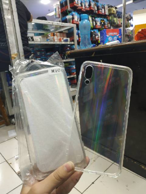 Case rainbow Samsung M10 . A10 soft softcase softshell silikon cover