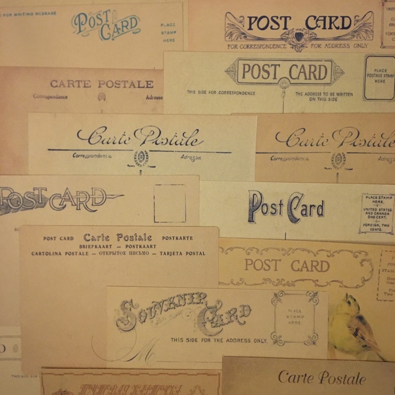 

[OUR JOURNAL] Vintage Postcard, Postcard bergaya Vintage, Kertas Postcard DECORATIVE PAPER for journalling ideas