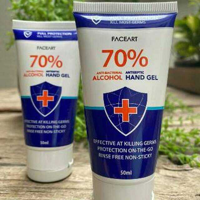 Hand Sanitizer FACEART BPOM Ori Hand Gel Anti Bakteri Virus Kuman Hand