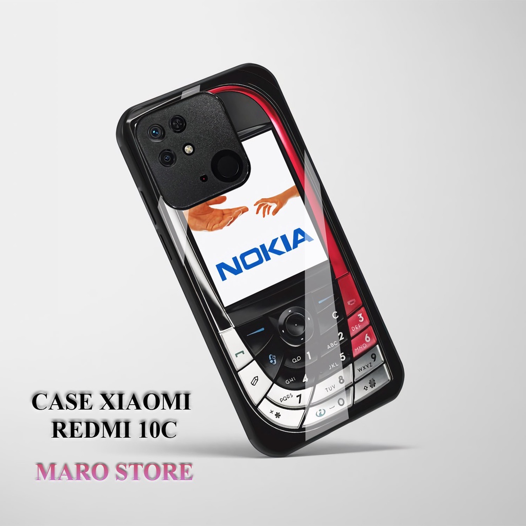 [MP20] Case Glossy Kilau Xiaomi Redmi 10c | Casing Hp 10C | Motif Nokia Lama Jadul