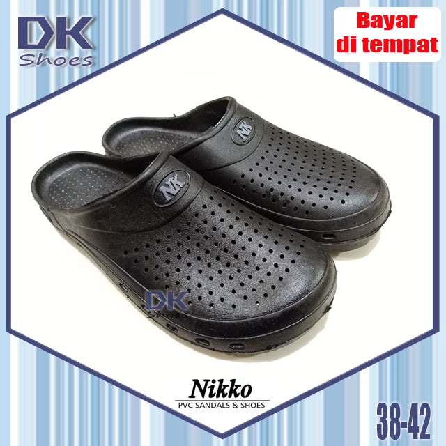 Nikko Sandal Selop 38-42 Pria Karet Anti / Sandal Selop Bakpao Baim Kerja