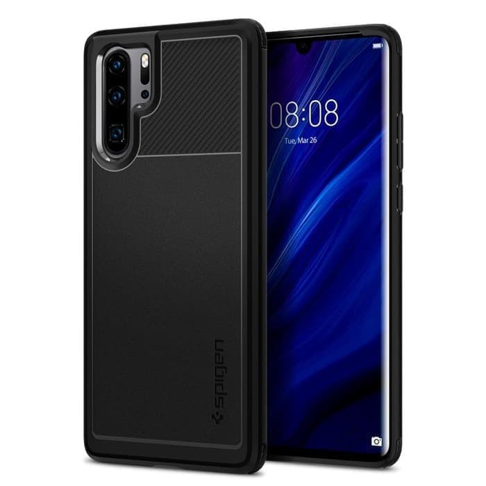 Case Huawei P30 Pro SPIGEN Carbon Fiber Rugged Armor Original - Black