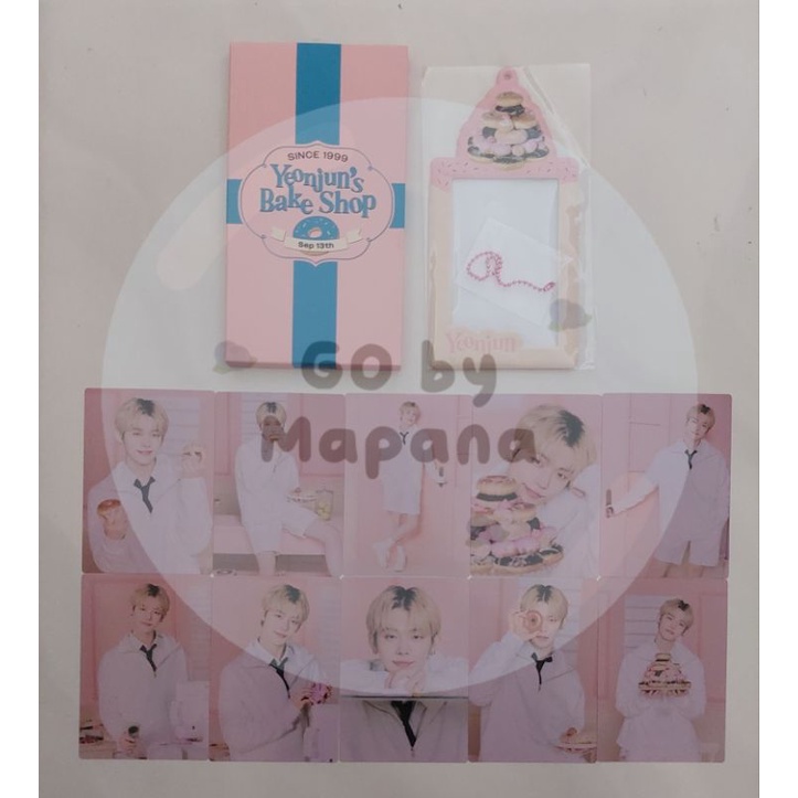 Sharing Photocard PC Set TXT Yeonjun Bake Shop Birthday Party