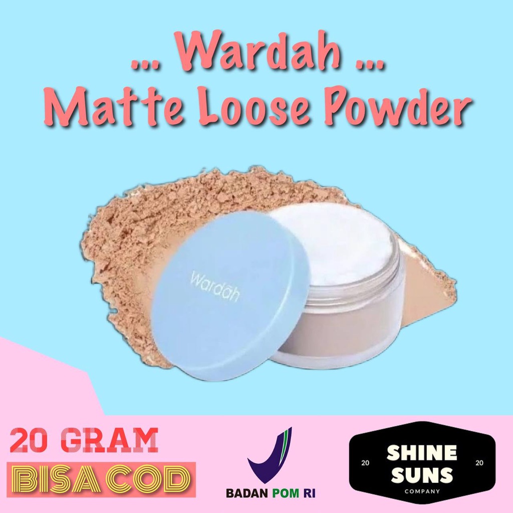 WARDAH LIGHTENING MATTE LOOSE POWDER  - LOOSE POWDER/ WARDAH LIGHTENING MATTE - BEDAK WARDAH - BEDAK