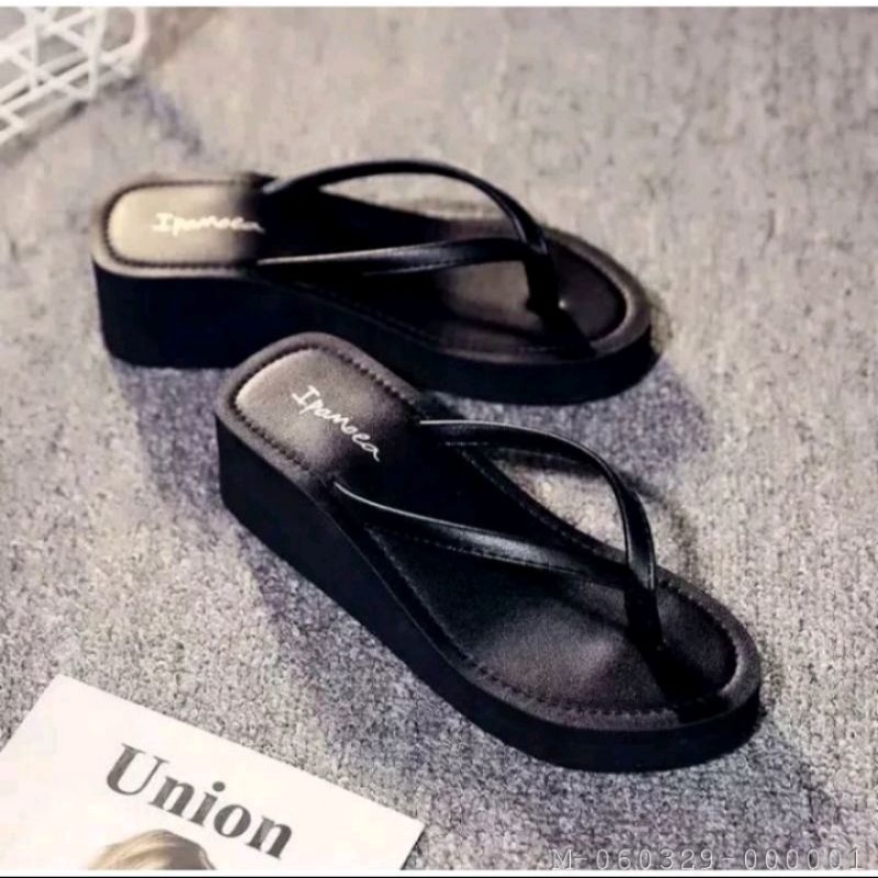 sandal wedges wanita ipomoea