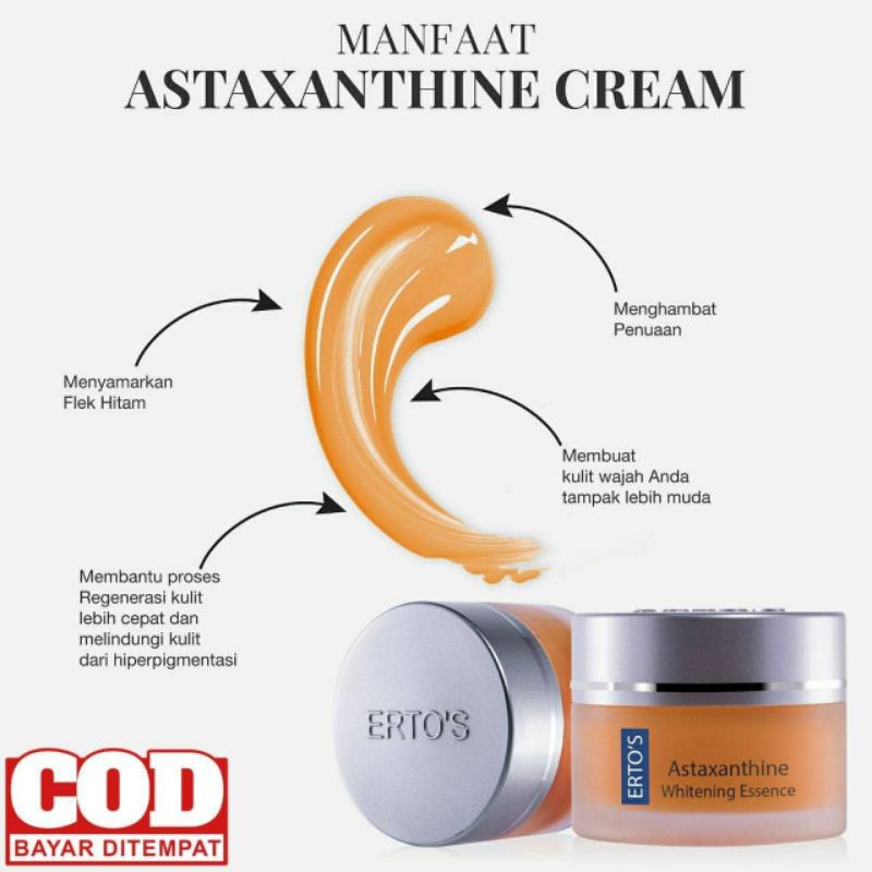 ERTOS ASTAXANTHINE WHITENING ESSENCE original mencegal flek hitam