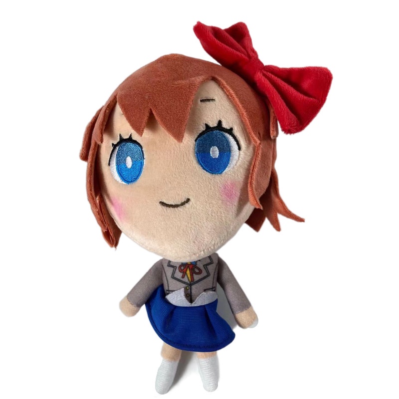 Mainan Boneka Stuffed Plush Stuff DDLC Monika Natsuki Sayori Yuri 20cm Untuk Anak Perempuan