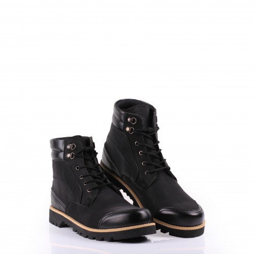 Sepatu Boots Safety Pria Leo Original Kulit Ujung Besi 39-43 Original SNK0287 Sepatu Touring Motor-2