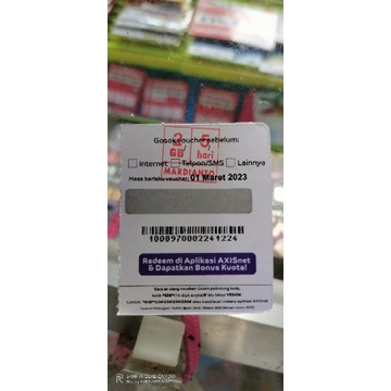 Voucher axis 2GB 5Hari