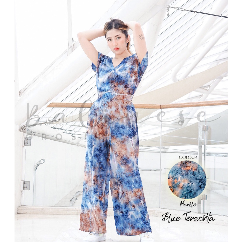 SETELAN CROP TIE DYE + Celana Kulot CELANA KULOT PANJANG / ONE SET TIEDYE