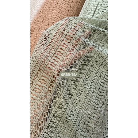 Kain Kebaya Brokat Kain Brokat Meteran Kain Brokat Motif Salur Raya