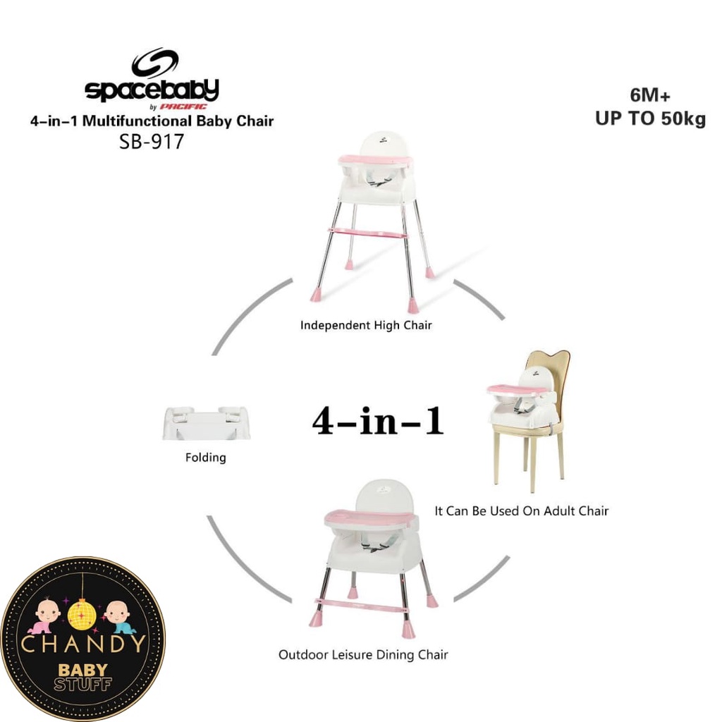 KURSI MAKAN BAYI SPACEBABY SB 917