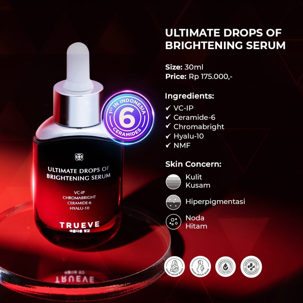 Trueve - Ultimate Drops of Brightening Serum 30ml | 15ml