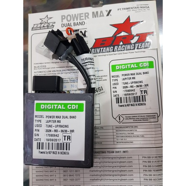 CDI BRT DUALBAND JUPITER MX - NJMX - OJMX RACING ORIGINAL ORI