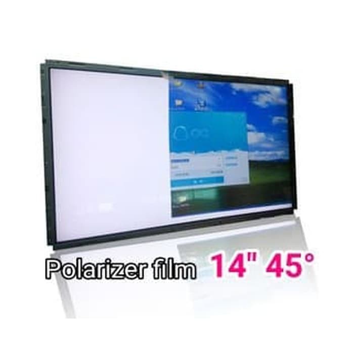 Dijual Polarizer LCD 14 inch 45 Degree Polariser LCD Monitor PC Murah