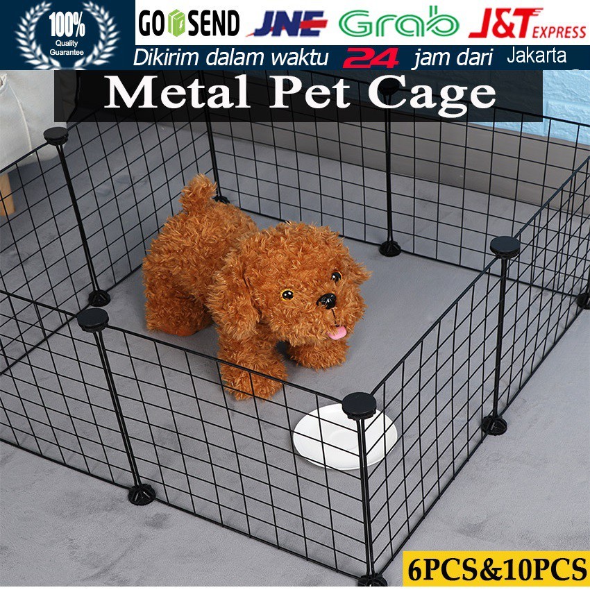 Pagar Kandang Kucing tipe rapat Anjing kura kelinci Peliharaan Best Seller DIY-5